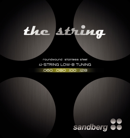 Sandberg Bass Saiten 4-String Low B, 60-128